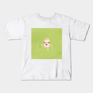 Relaxing picnic bunny Kids T-Shirt